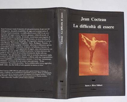 La difficolta' di essere - Jean Cocteau - copertina