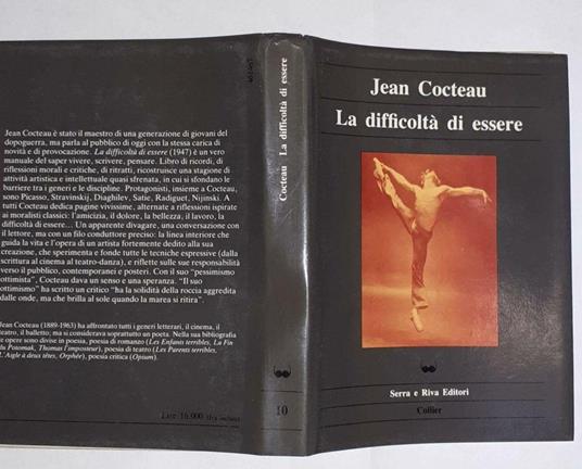 La difficolta' di essere - Jean Cocteau - copertina