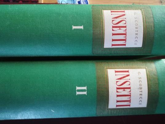 Gli insetti - Giuseppe Scortecci - copertina