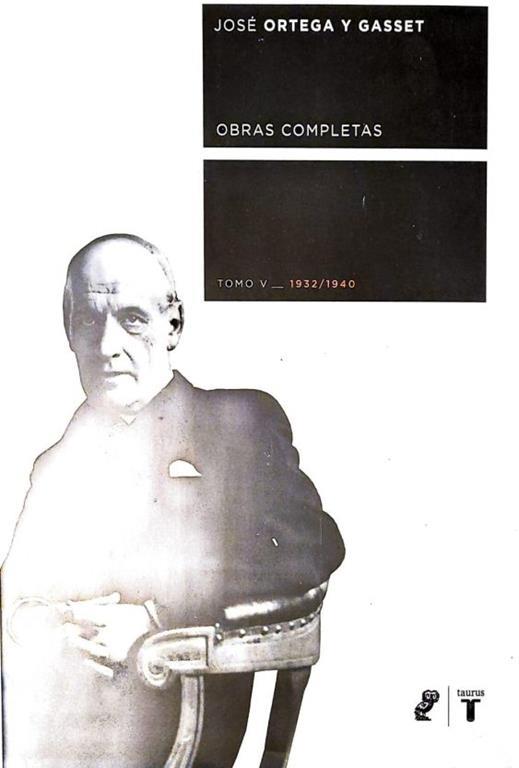 Obras completas - tomo V - José Ortega y Gasset - copertina