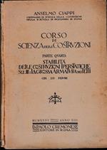 Corso di scienza delle costruzioni. Parte quarta