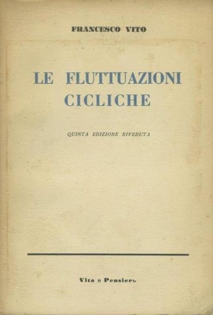 Le fluttuazioni cicliche - Francesco Vito - copertina