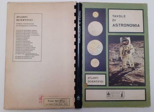 Tavole di astronomia - copertina