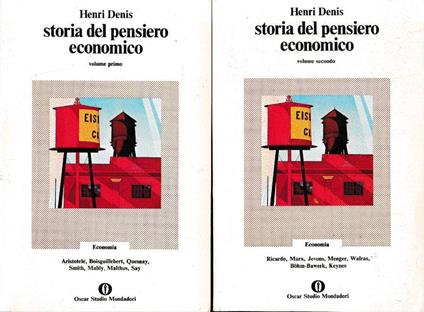 Storia del pensiero economico, due volumi - Henri Denis - copertina