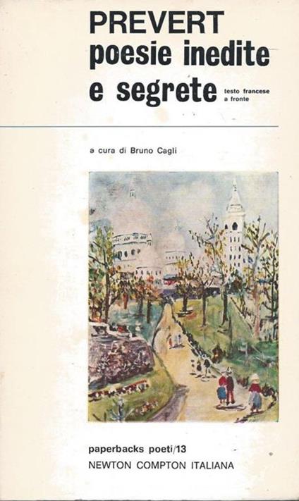 poesie inedite e segrete - Jacques Prévert - copertina