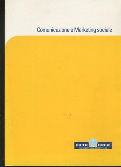 Comunicazione e marketing sociale - copertina