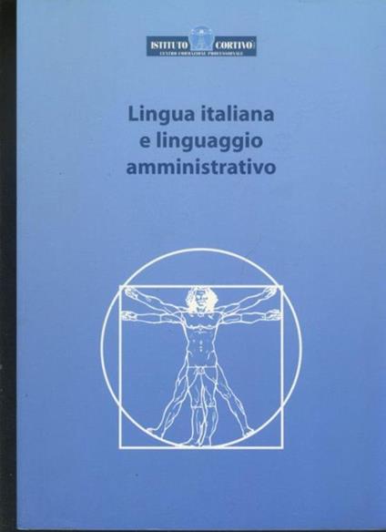 Lingua italiana e linguaggio amministrativo - copertina