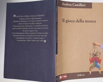 Il  gioco della mosca - Andrea Camilleri - copertina