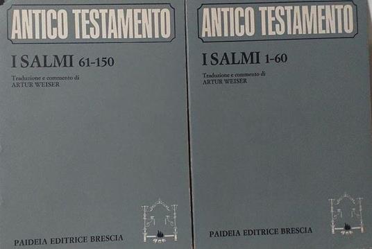Antico Testamento. I Salmi, volumi 1 e 2 - copertina