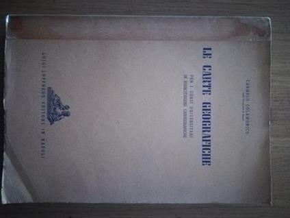Le  carte geografiche - Carmelo Colamonico - copertina