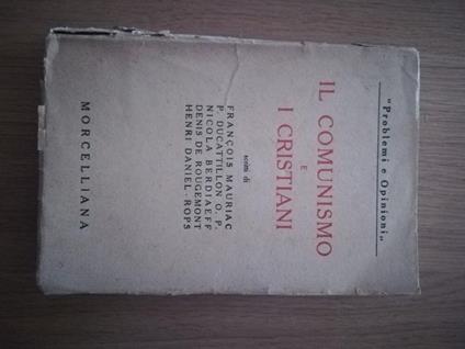 Il  comunismo e i cristiani - copertina
