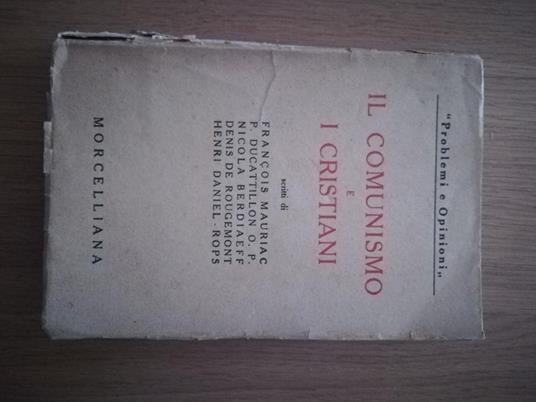 Il  comunismo e i cristiani - copertina