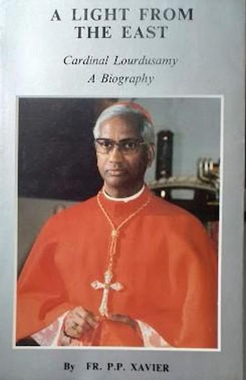 A  Light from the East. Cardinal Lourdusamy. A Biography - copertina