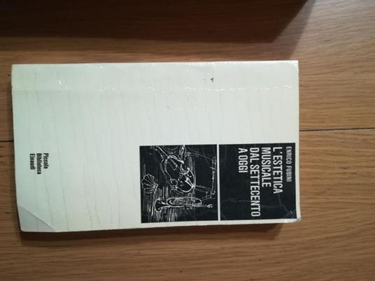 L' estetica musicale dal settecento ad oggi - Enrico Fubini - copertina