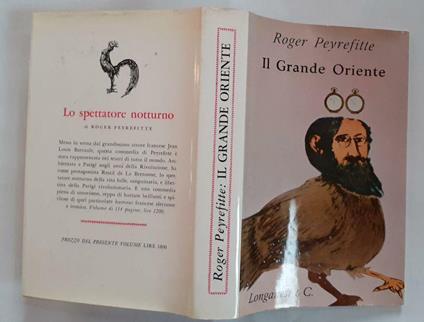 Il  grande Oriente - Roger Peyrefitte - copertina