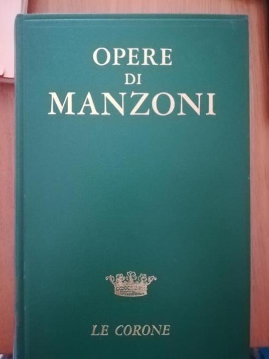 Opere - Alessandro Manzoni - copertina