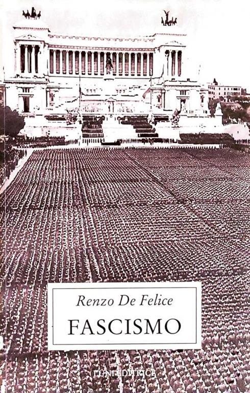 Fascismo - Renzo De Felice - copertina