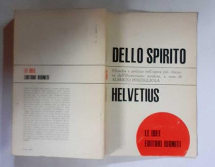 Dello spirito Helvetius - Alberto Postigliola - copertina