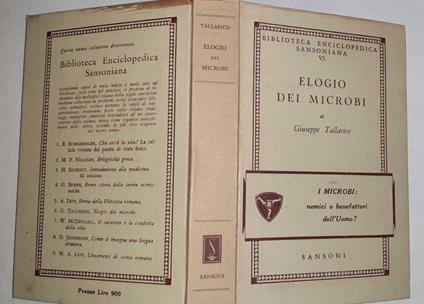 Elogio dei microbi - Giuseppe Tallarico - copertina