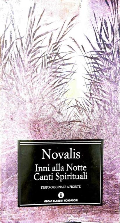 Inni alla notte - canti spirituali - Novalis - copertina