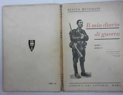Il mio diario di guerra - Benito Mussolini - copertina