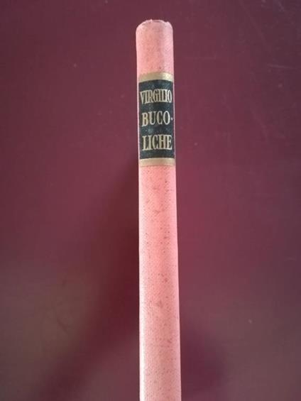 Le  bucoliche - Virgilio - copertina