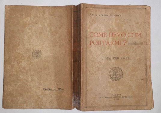 Come devo comportarmi? - Anna Vertua Gentile - copertina