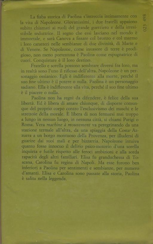 Paolina BOnaparte. L'amante imperiale