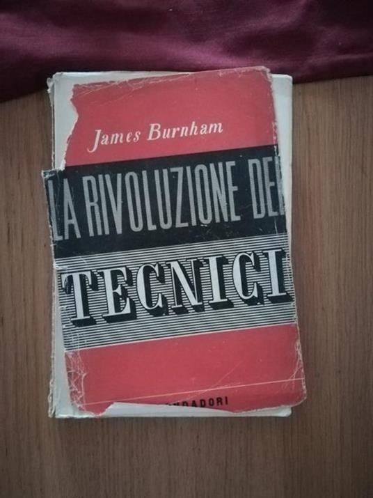 La  rivoluzione dei tecnici - James Burnham - copertina