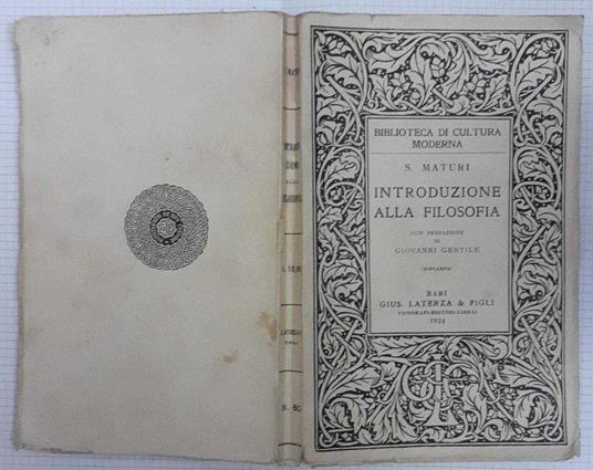 Introduzioni alla filosofia - copertina