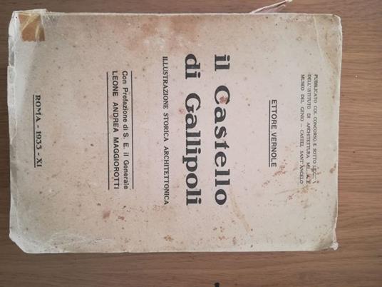 Il Castello di Gallipoli - copertina