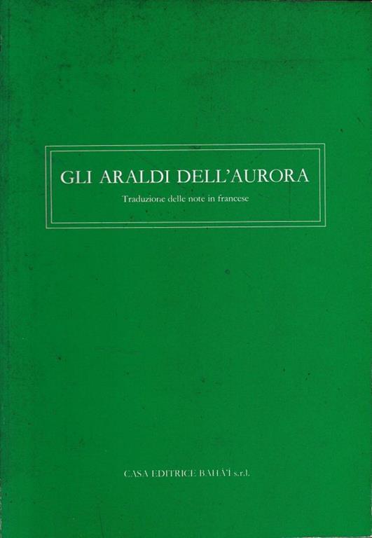 Gli  Araldi dell'Aurora - copertina