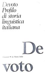Profilo di storia linguistica italiana