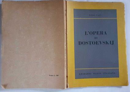 L' opera di Dostoevskij - Enzo Paci - copertina