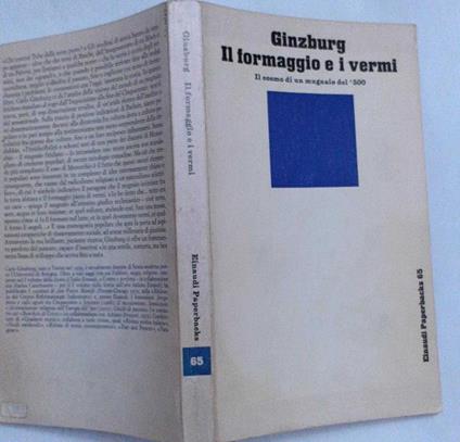 Il formaggio e i vermi - copertina