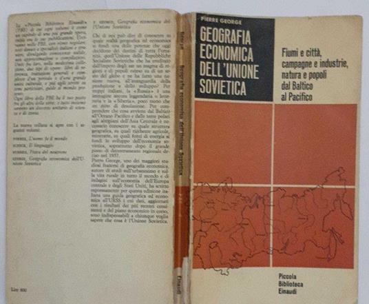 Geografia economica dell'unione sovietica - Pierre George - copertina