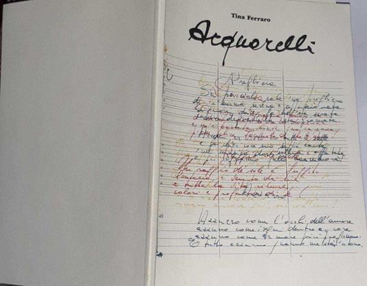 Acquerelli - copertina