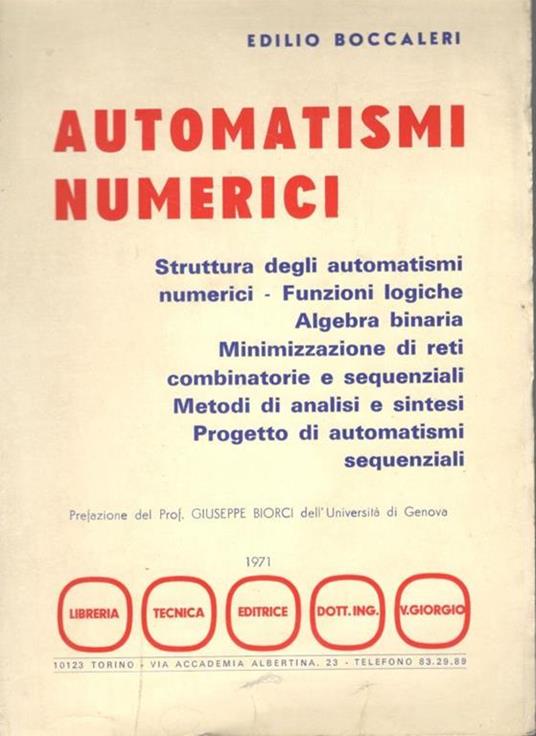 Automatismi numerici - copertina