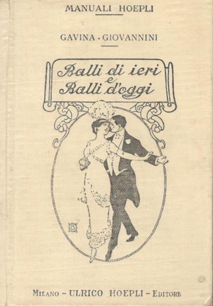 Balli di ieri e balli d'oggi - copertina