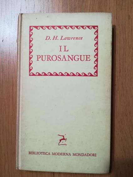 Il purosangue - D. H. Lawrence - copertina