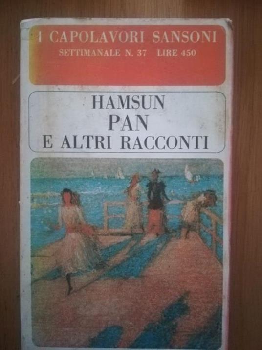 Pan e altri racconti - Knut Hamsun - copertina