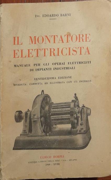 Il montatore elettricista - Edoardo Barni - copertina