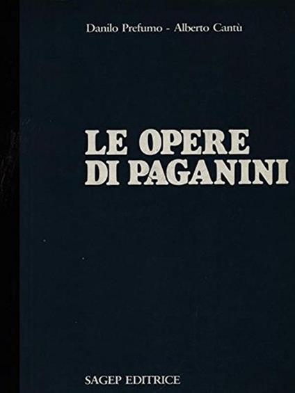 Le opere di Paganini - copertina