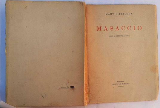 Masaccio - Mary Pittaluga - copertina