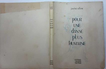 Pour une danse plus humaine - copertina