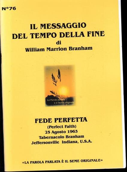 Fede perfetta - copertina