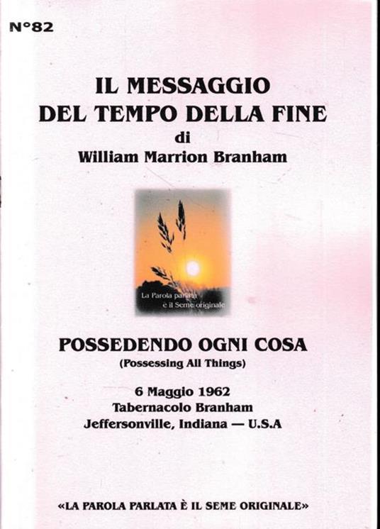 Possedendo ogni cosa - copertina