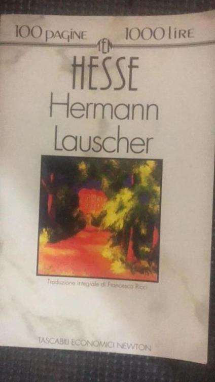 Hermann Lauscher - Hermann Hesse - copertina
