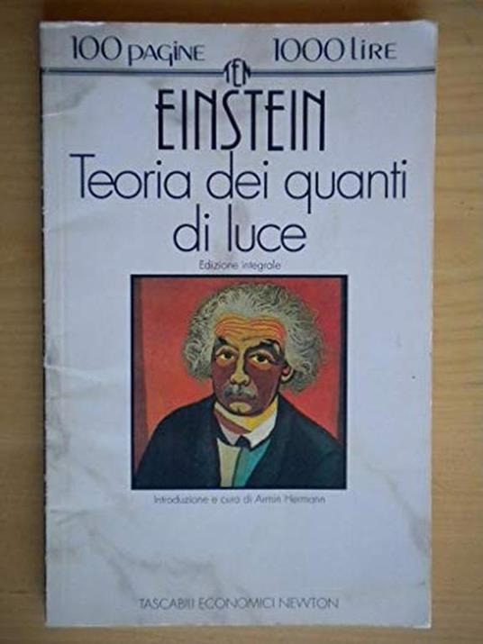 Teoria dei quanti di luce - Albert Einstein - copertina