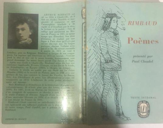 Poemes - Arthur Rimbaud - copertina